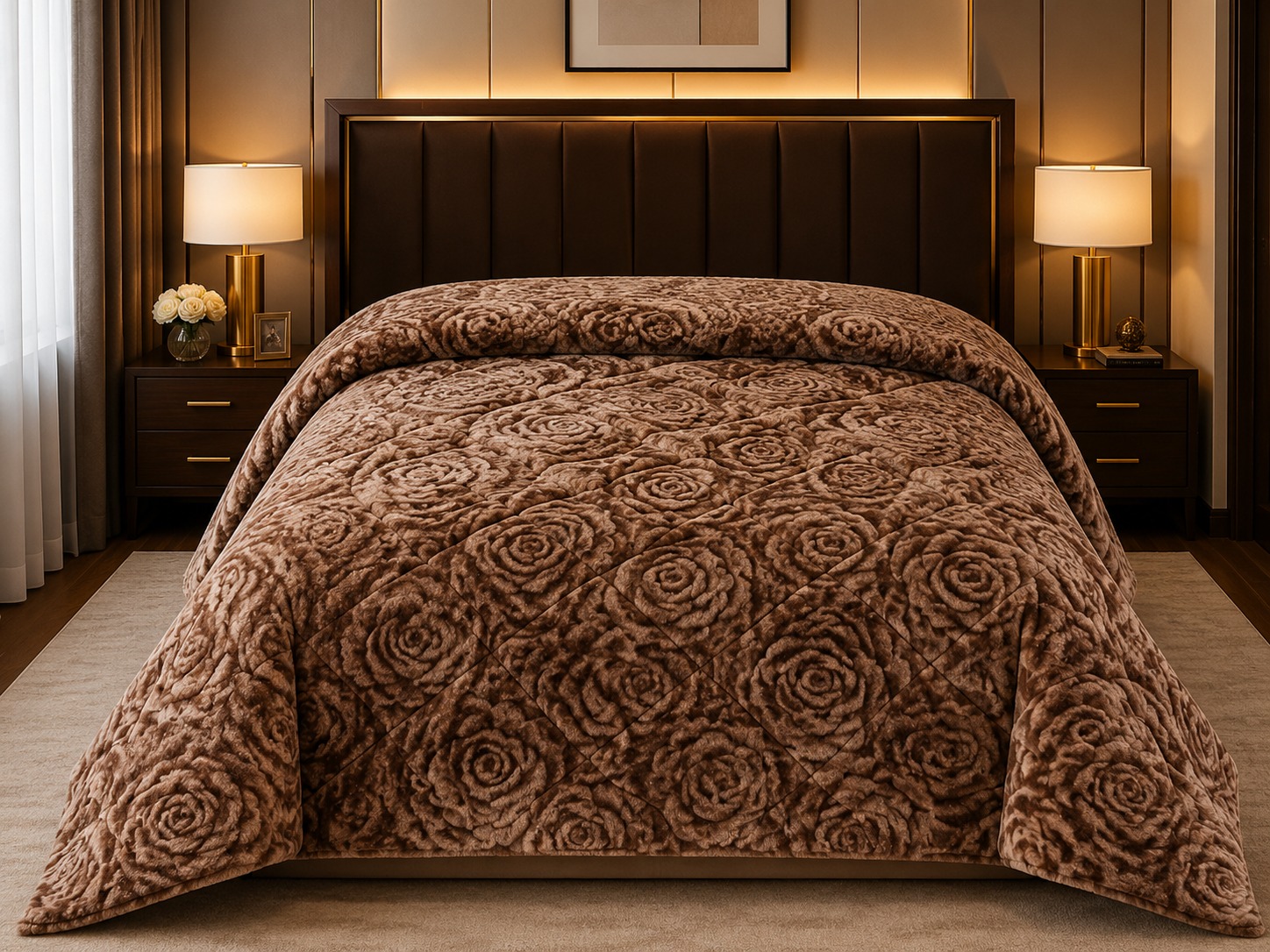 Image of Plain Woolen Duvet 5*6