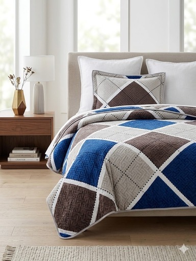 Image of Joyoung Coverlet & Sham Soft Bed Cover