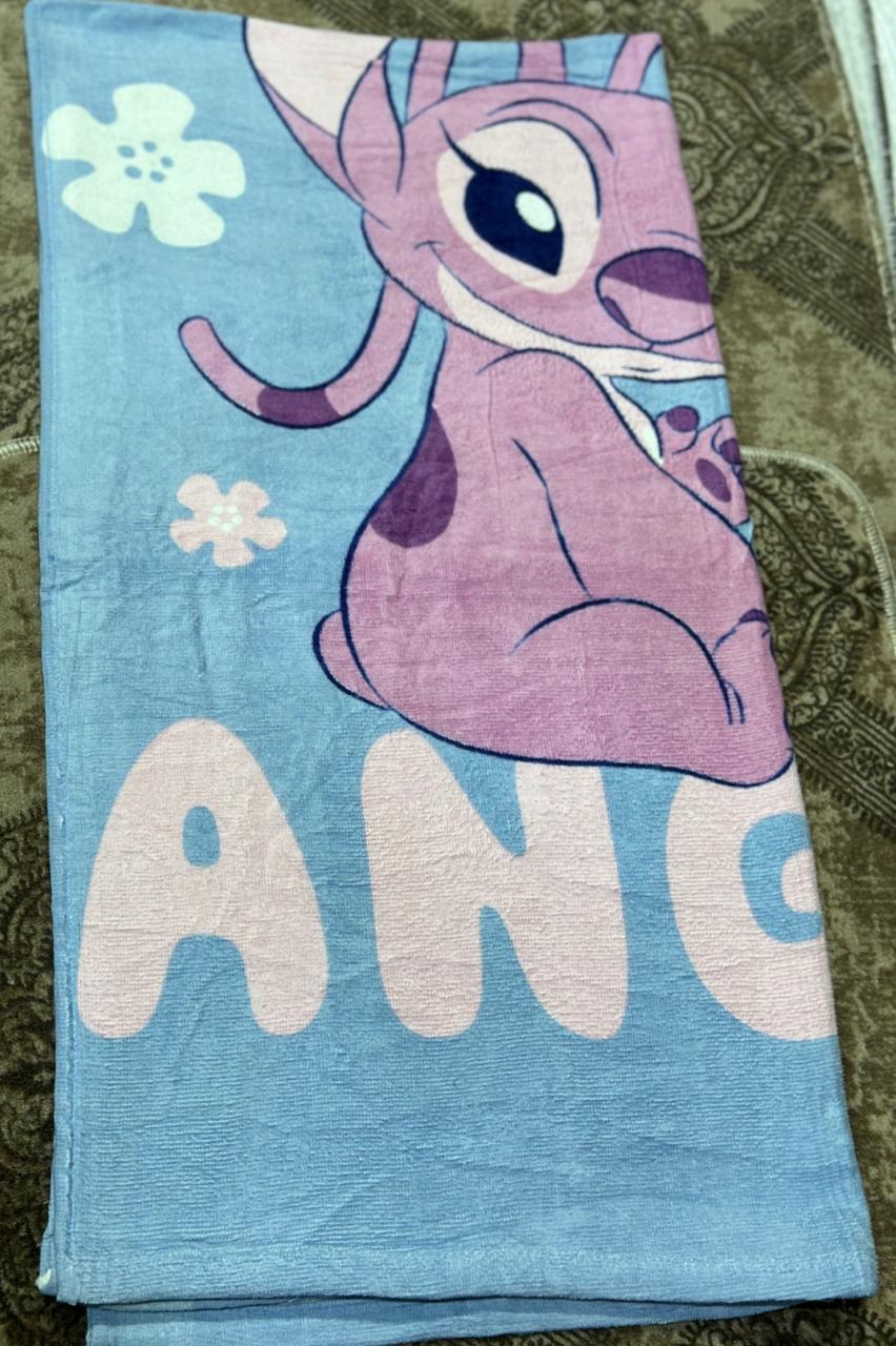 Image of Kids Printed Towels (Soft Cartoon Design Towels)