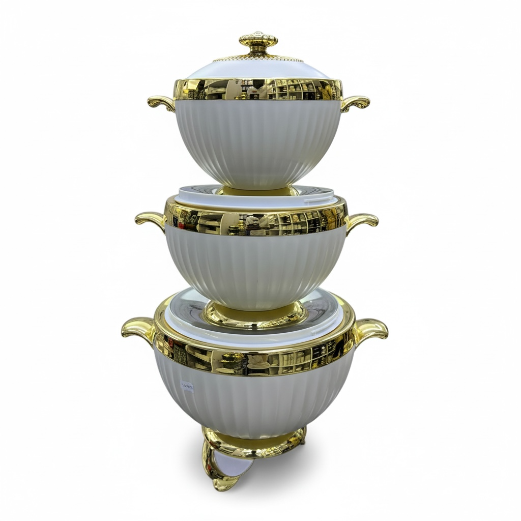 Image of Starworth 3-Piece Insulated Food Warmer Set