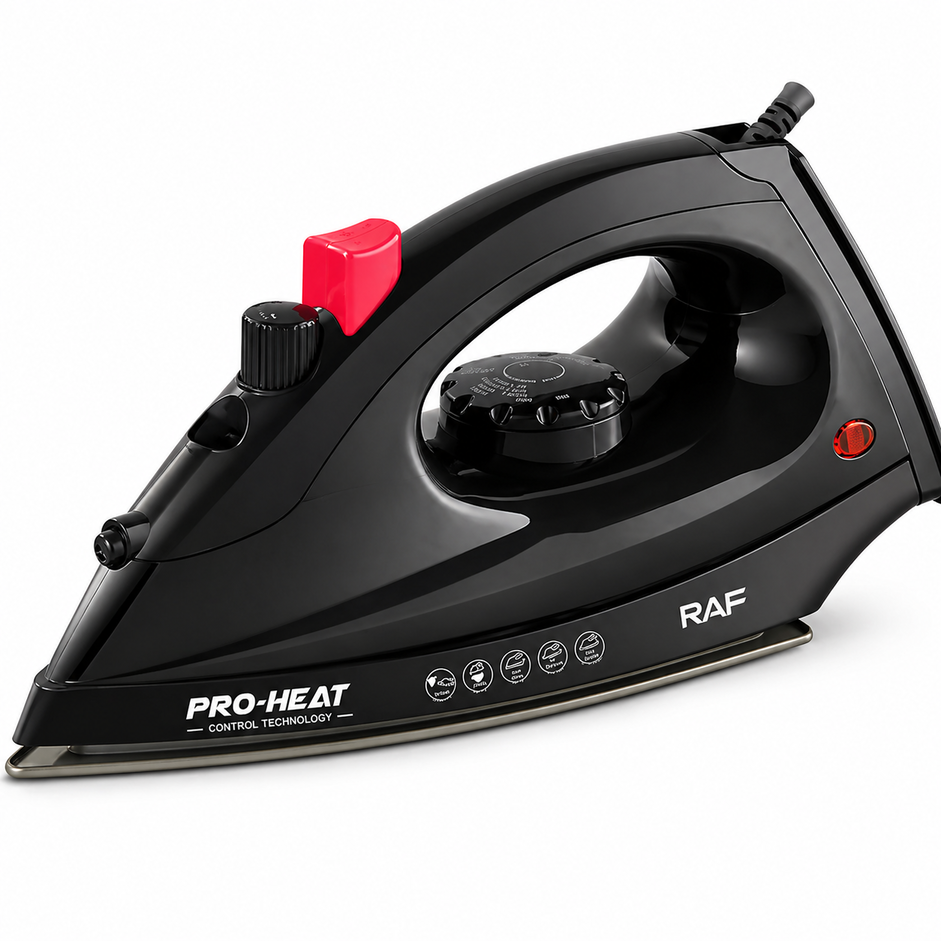 Image of RAF Pro-Heat Steam Iron-(R-1312G/H)