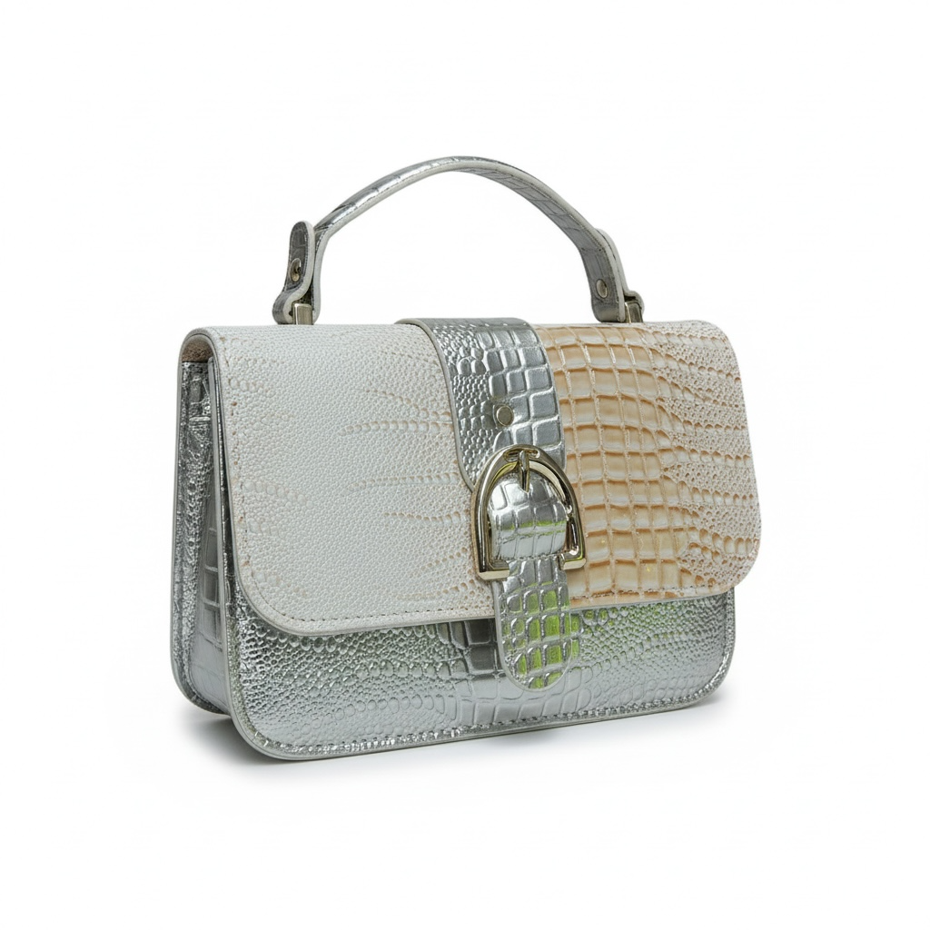 Image of Two-Tone Luxe Ladies Handbag