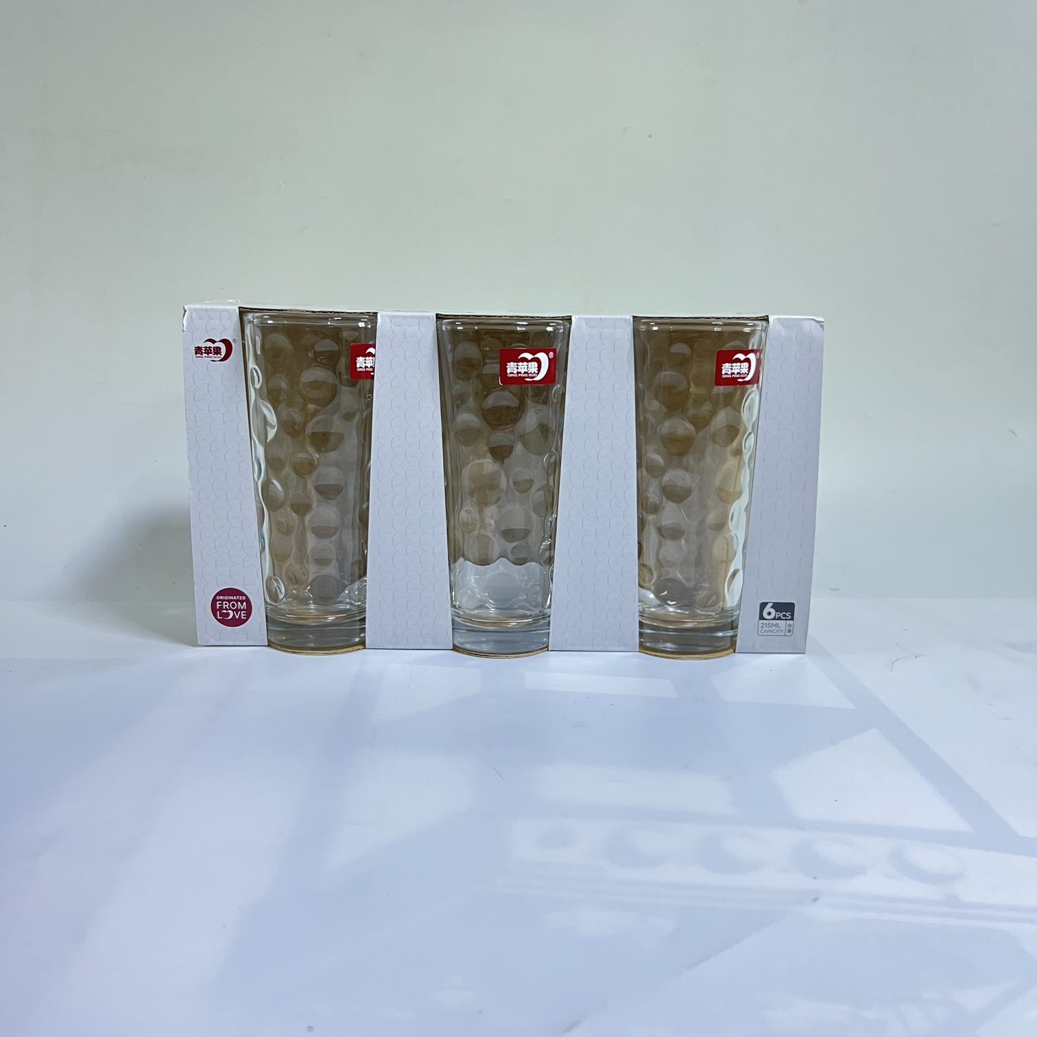 Image of Bubble Glass Tumbler Set 215ML-60138Y