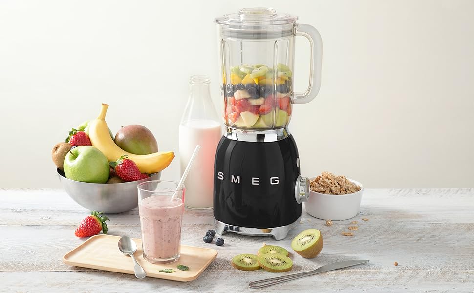 Image of AILYONS DG-207 1.8L High-Capacity Glass Jar Blender with Powerful Motor, Multi-Speed Control,