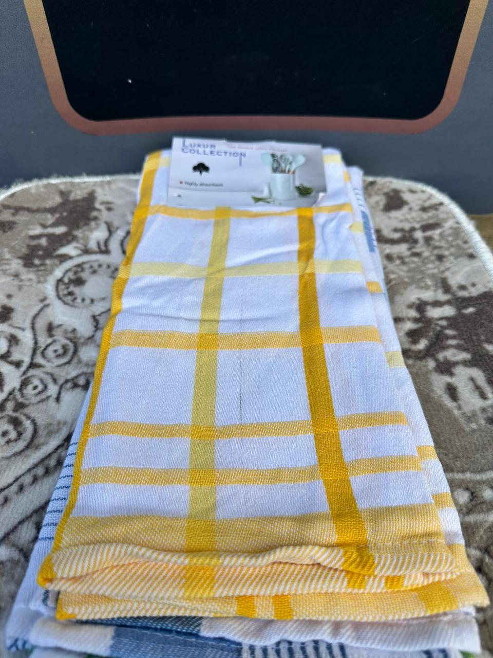 Image of Luxury Collection Kitchen Towel Set (3PCS) - Absorbent & Durable
