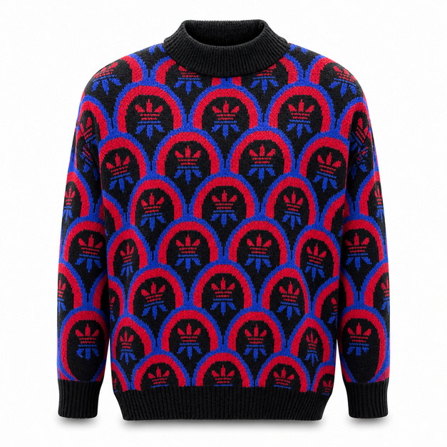 Image of Unisex Designer Pattern Knit Sweater