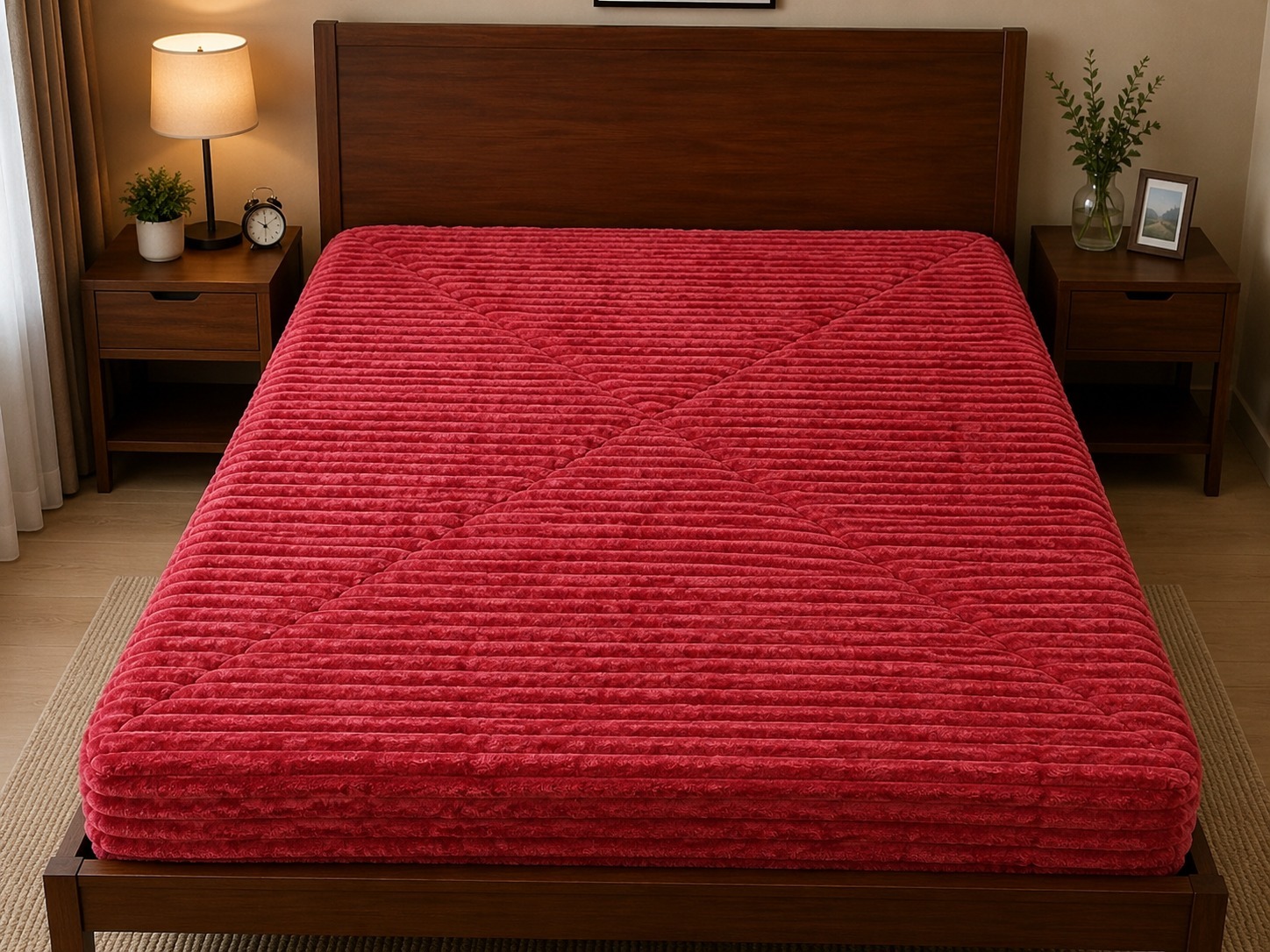 Image of Plain Velvet Duvet 6*6