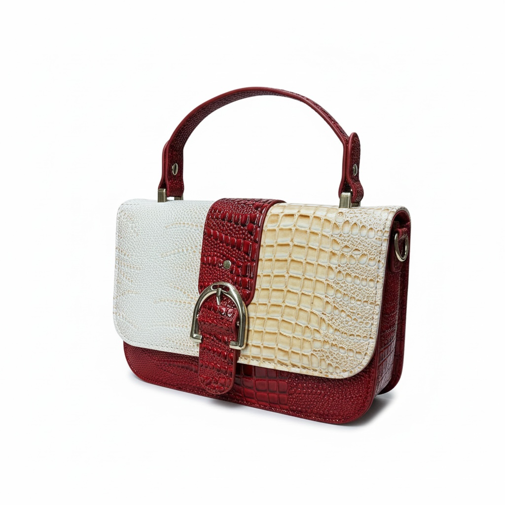Image of Two-Tone Luxe Ladies Handbag