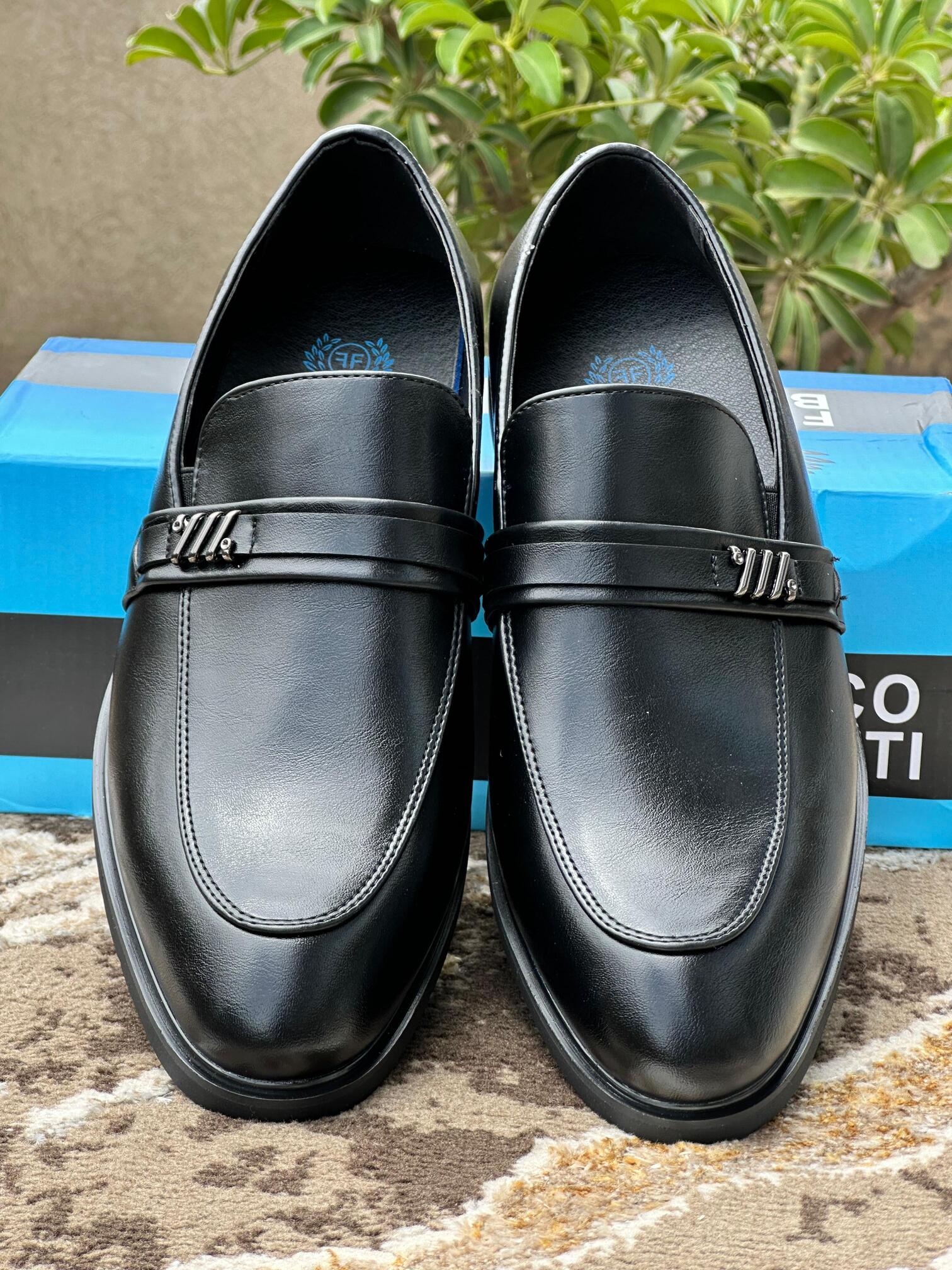 Image of Franco Banneti Men’s Classic Formal Slip-On Loafers