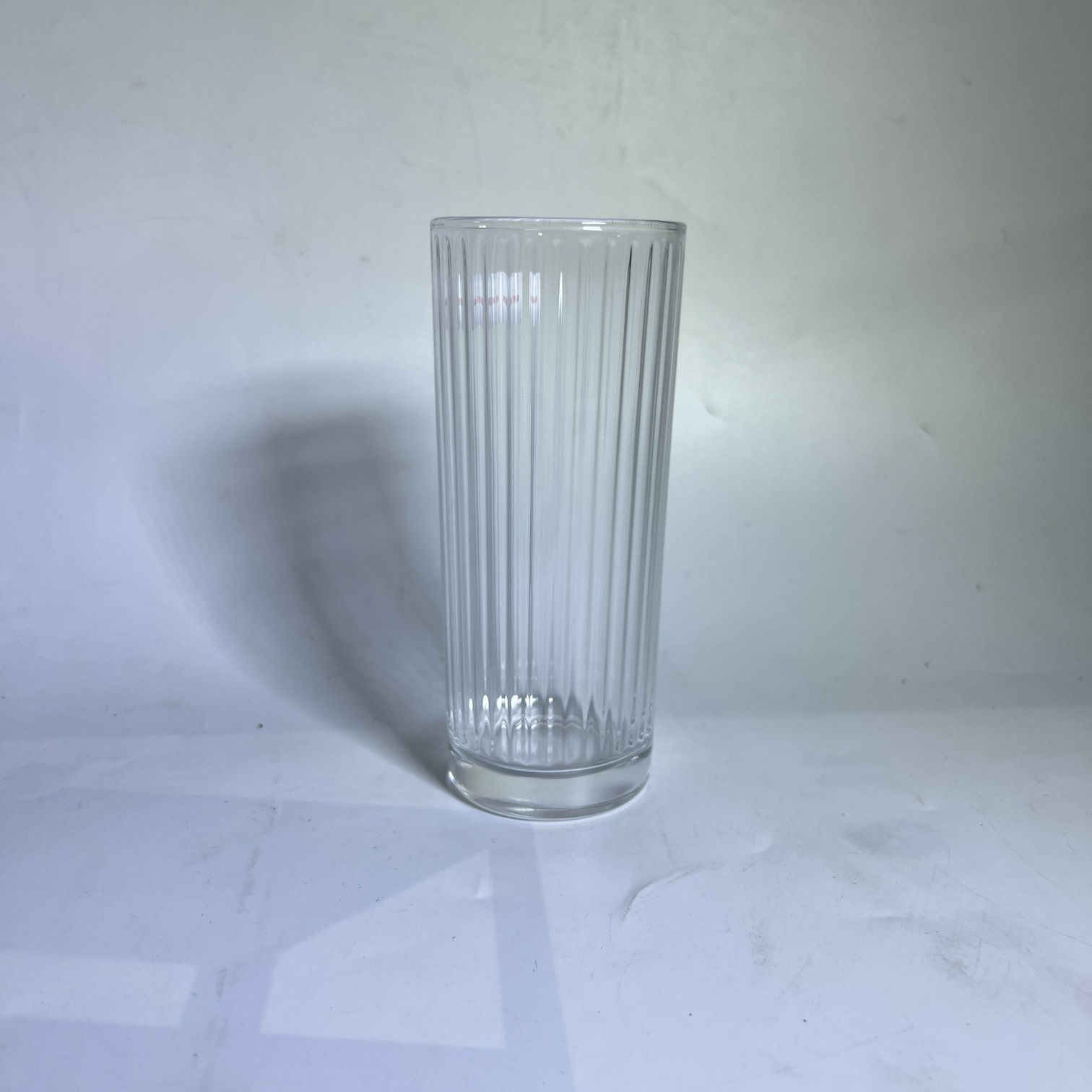 Image of Qing Ping Guo Ribbed Tall Glass Set (60138Z)
