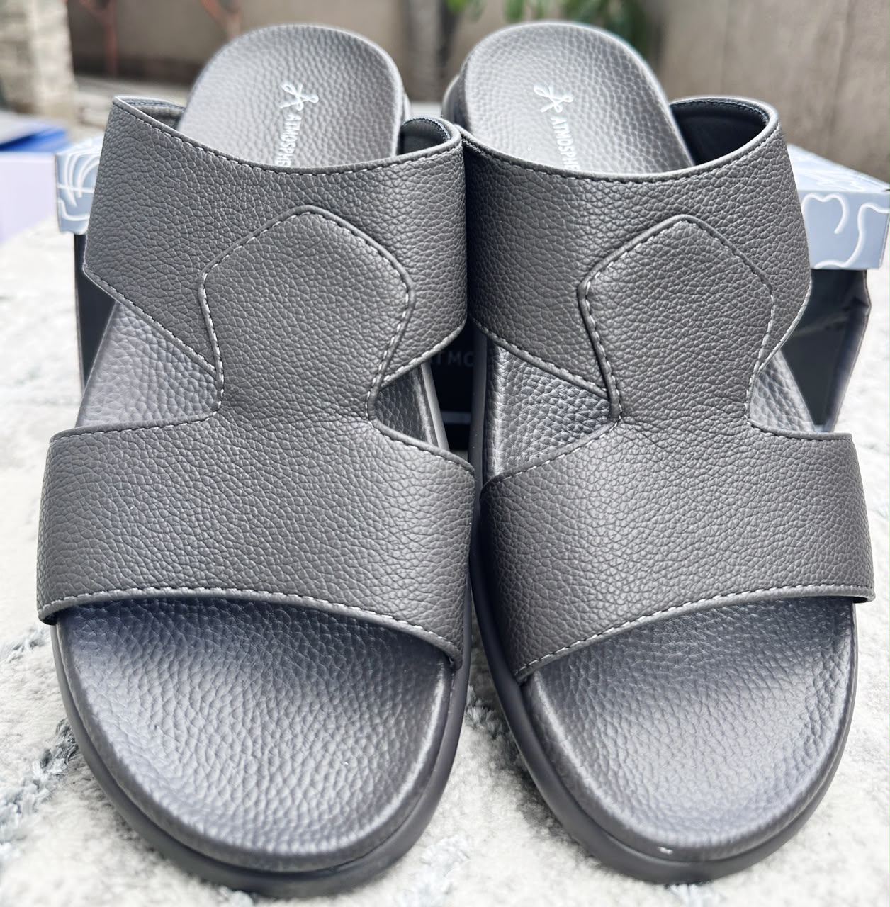 Image of Premium Comfort Cross-Strap Slide Sandals