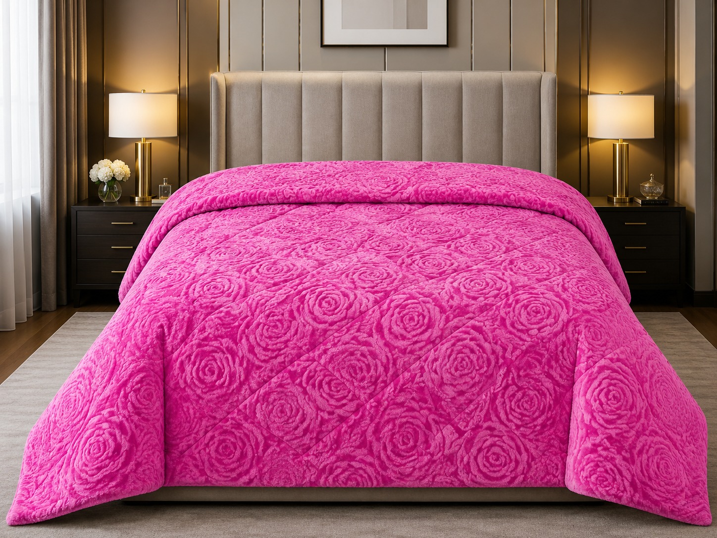 Image of Plain Woolen Duvet 5*6