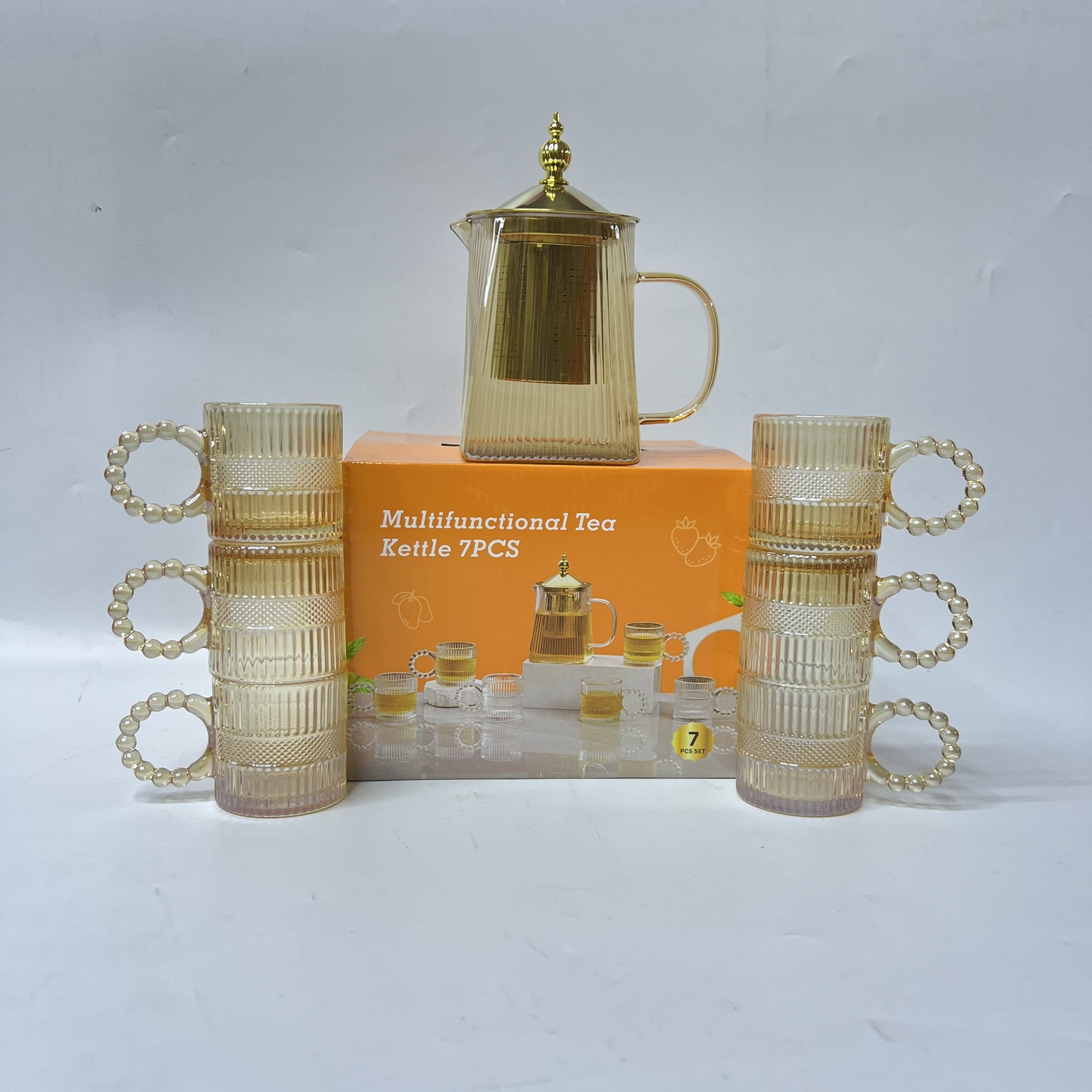 Image of Multifunctional 7-Piece Tea Kettle Set (Q1021-7H)