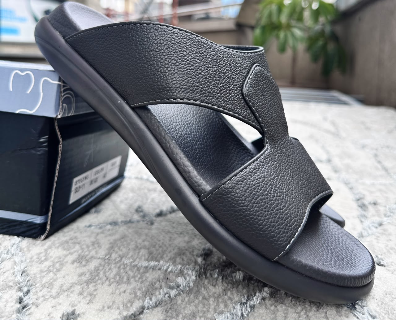 Image of Premium Comfort Cross-Strap Slide Sandals
