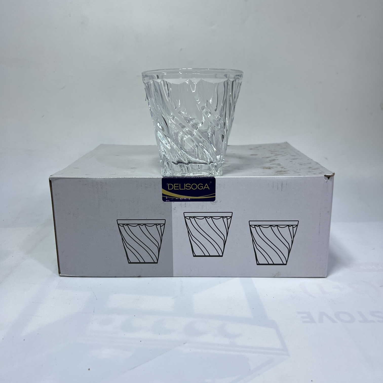 Image of Delisoga Crystal Tumbler Glass Set – 6pcs (DSKB016)