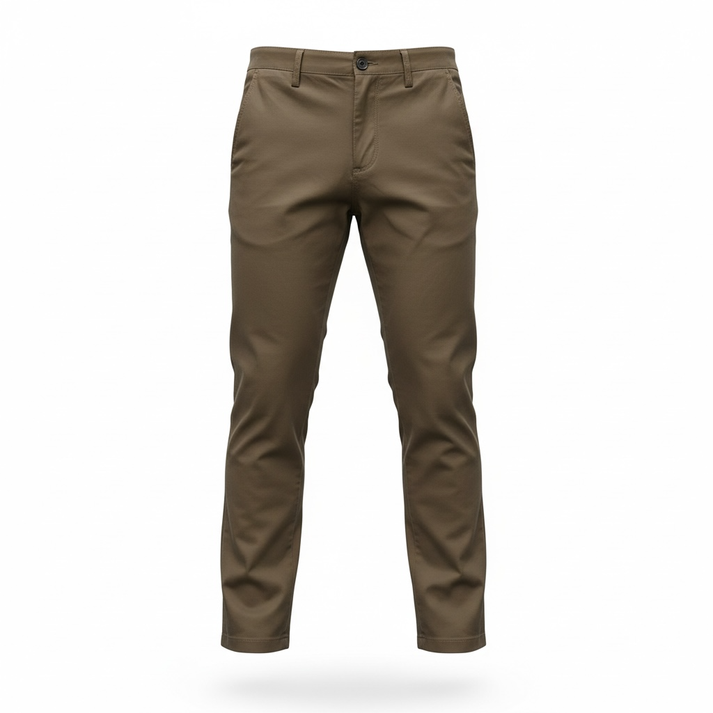 Image of Men Polyester Pants - Slim Fit