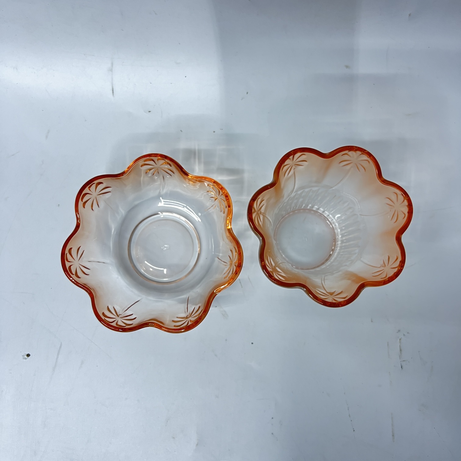 Image of Cherry Blossom Cup and Bowl 2-Piece Set (Y2001-2J) – Elegant Glassware