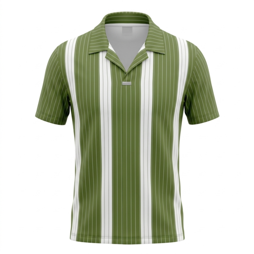 Image of Men’s Casual Printed Short Sleeve Shirts (Silk)