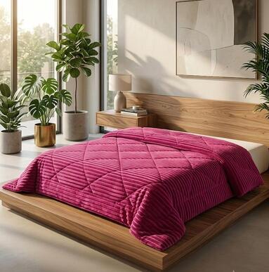Image of Luxury Faux Fur 6×6 Duvet Set