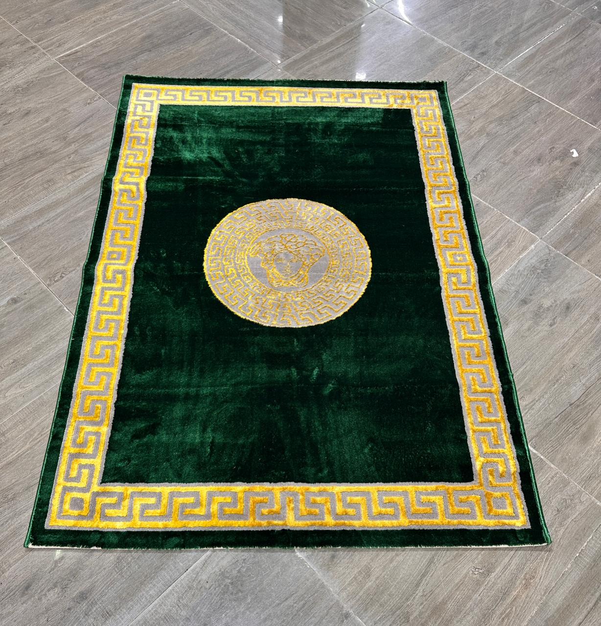 Image of Turkey Designer Carpet 4*6 (Luxury Green & Gold Edition)