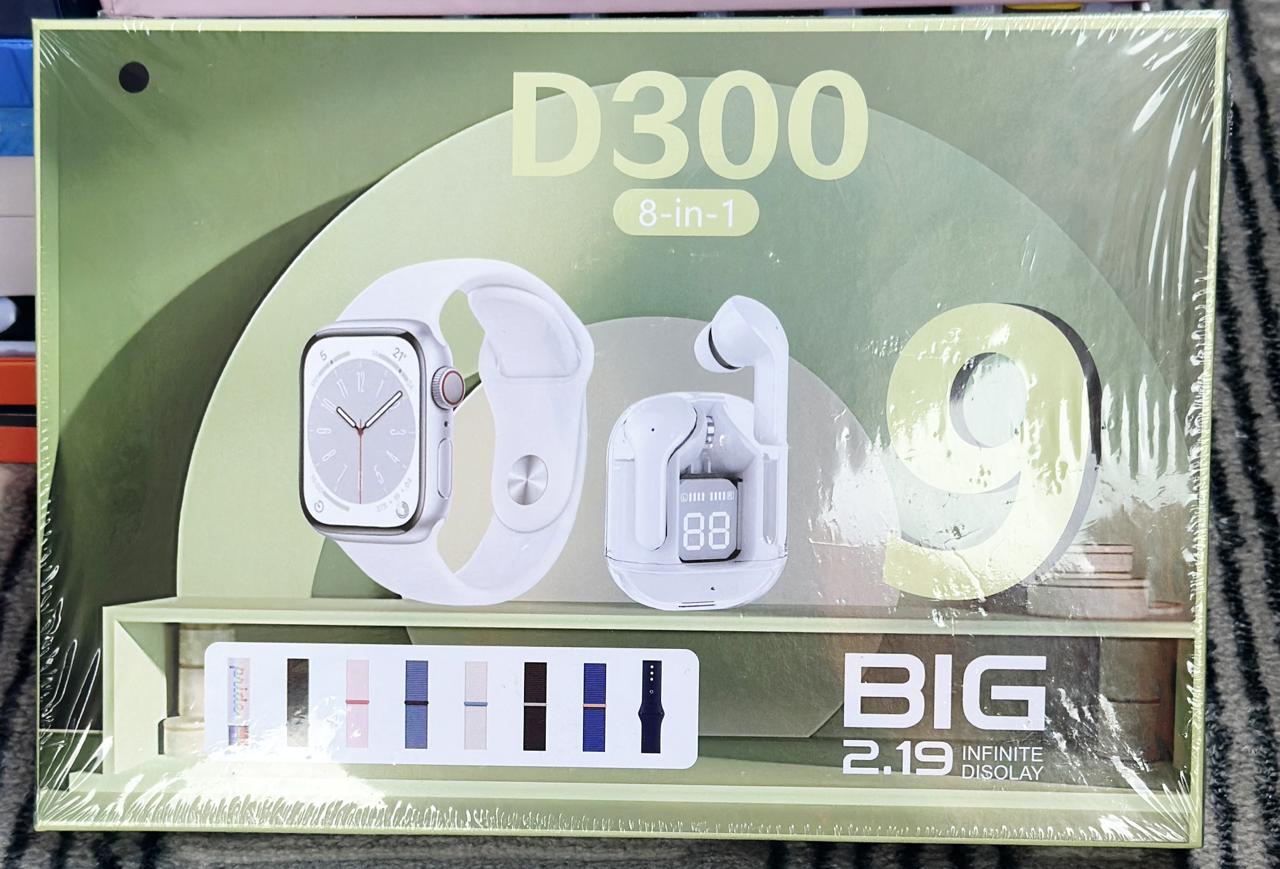 Image of D300 Smart Watch 8-in-1