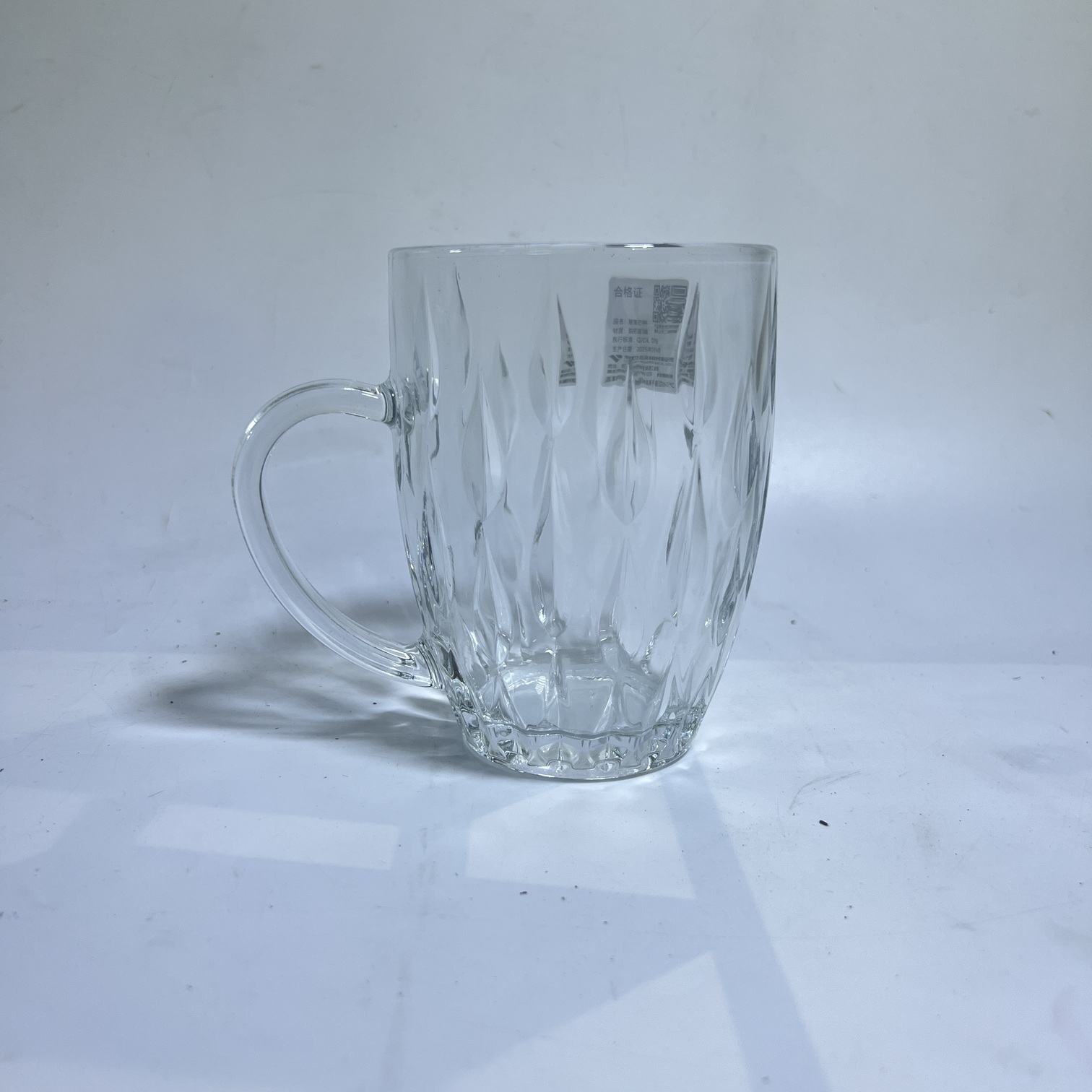 Image of Deli Textured Glass Mug Set 600ML (ZB06-500B)