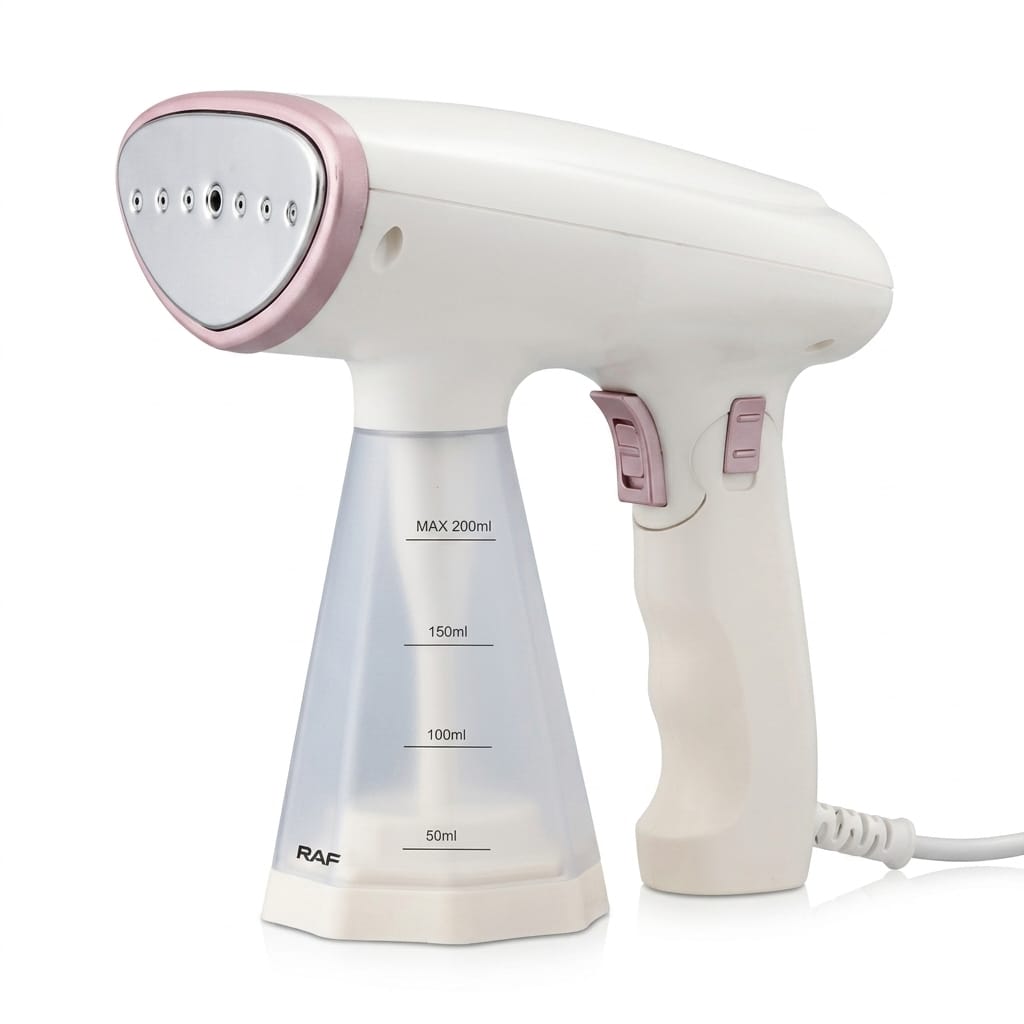 Image of RAF 2-in-1 Handheld Garment Steamer & Steam Iron (R.1277B/W)
