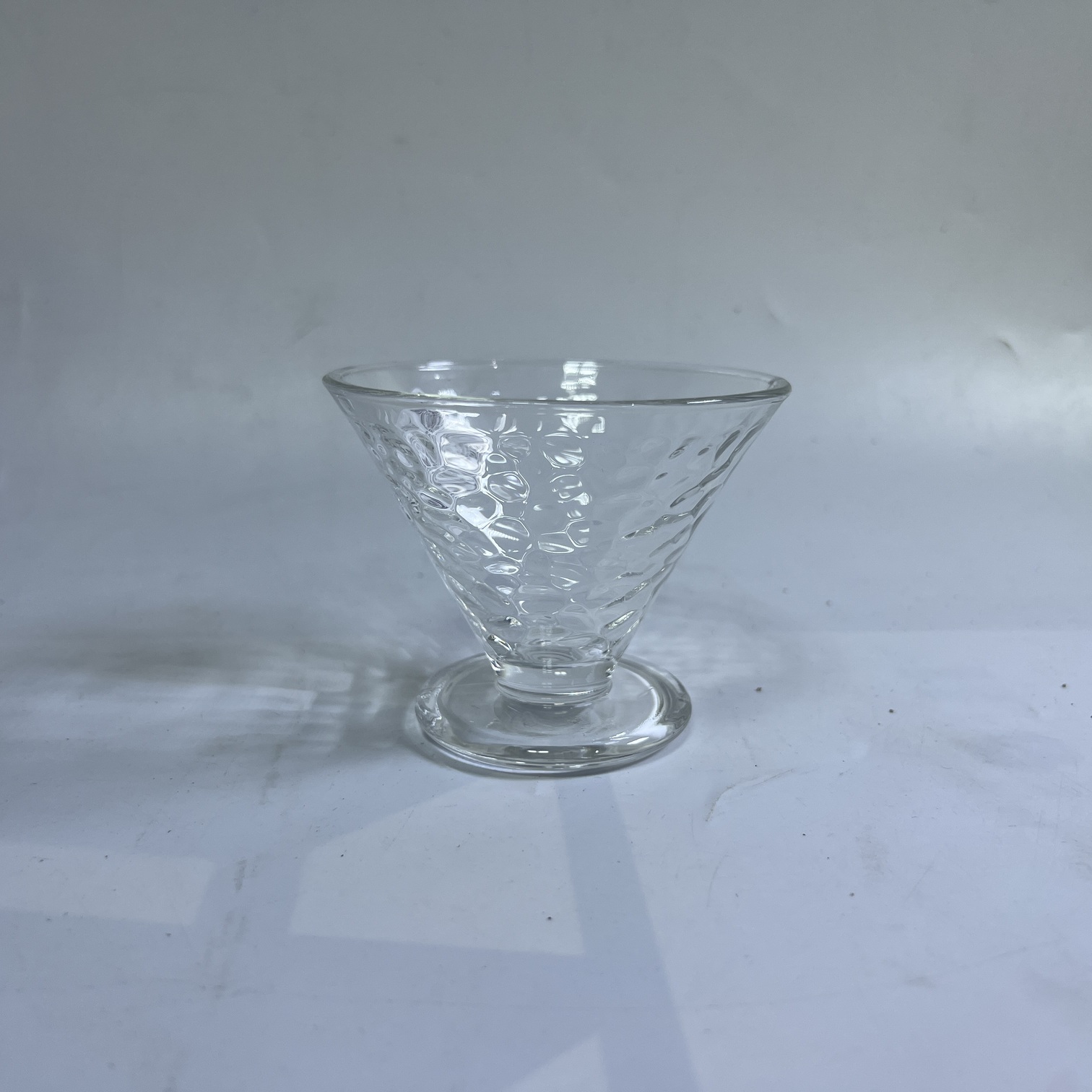 Image of Deli Textured Dessert Glass Bowl Set 165ML – (DSK034A)
