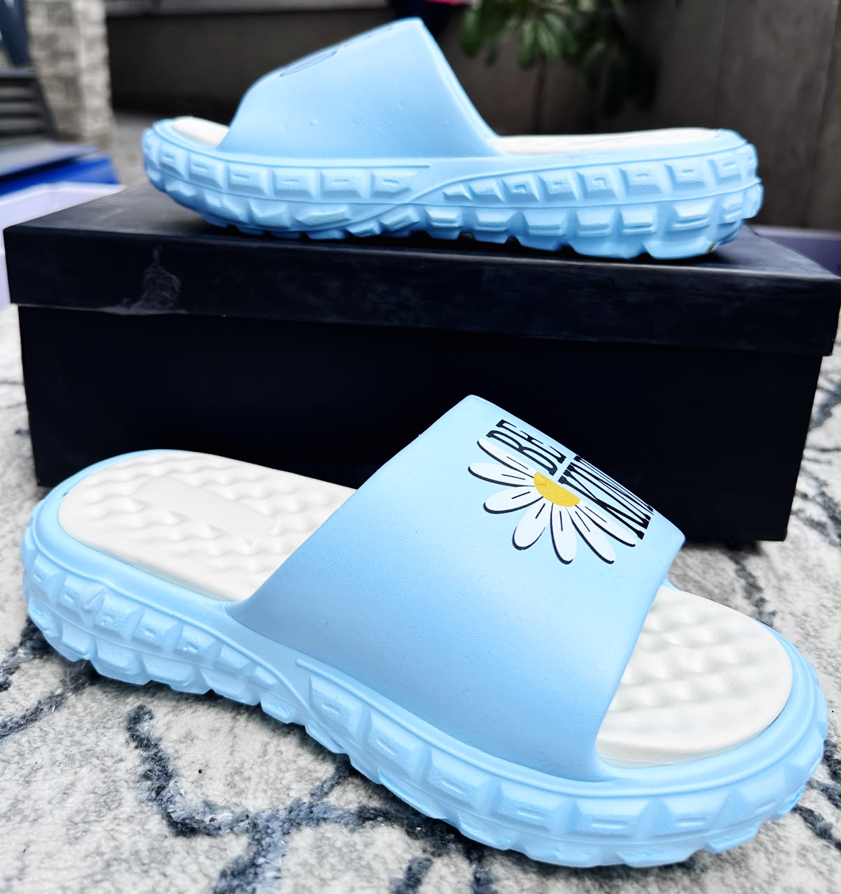 Image of BE KIND Daisy Platform Crocs