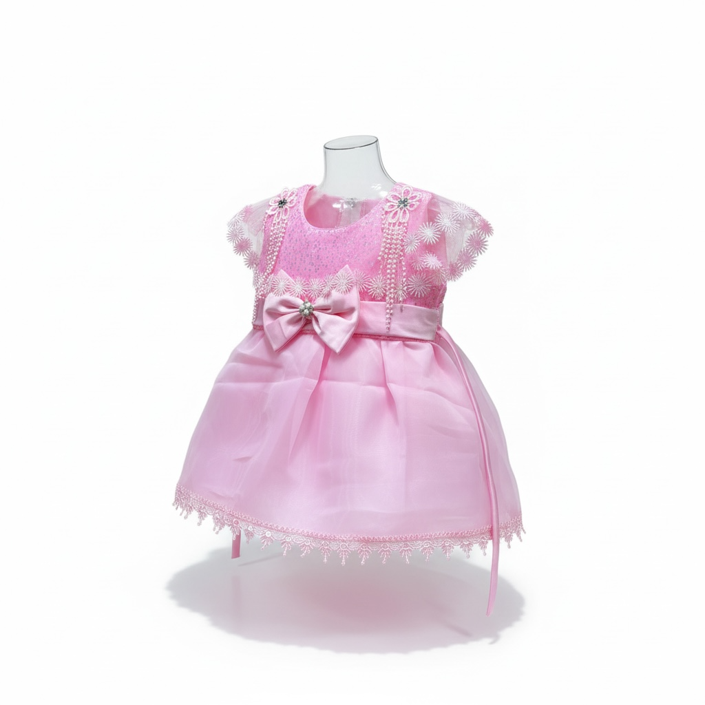 Image of Baby Girls Party Dress - Elegant Princess Style
