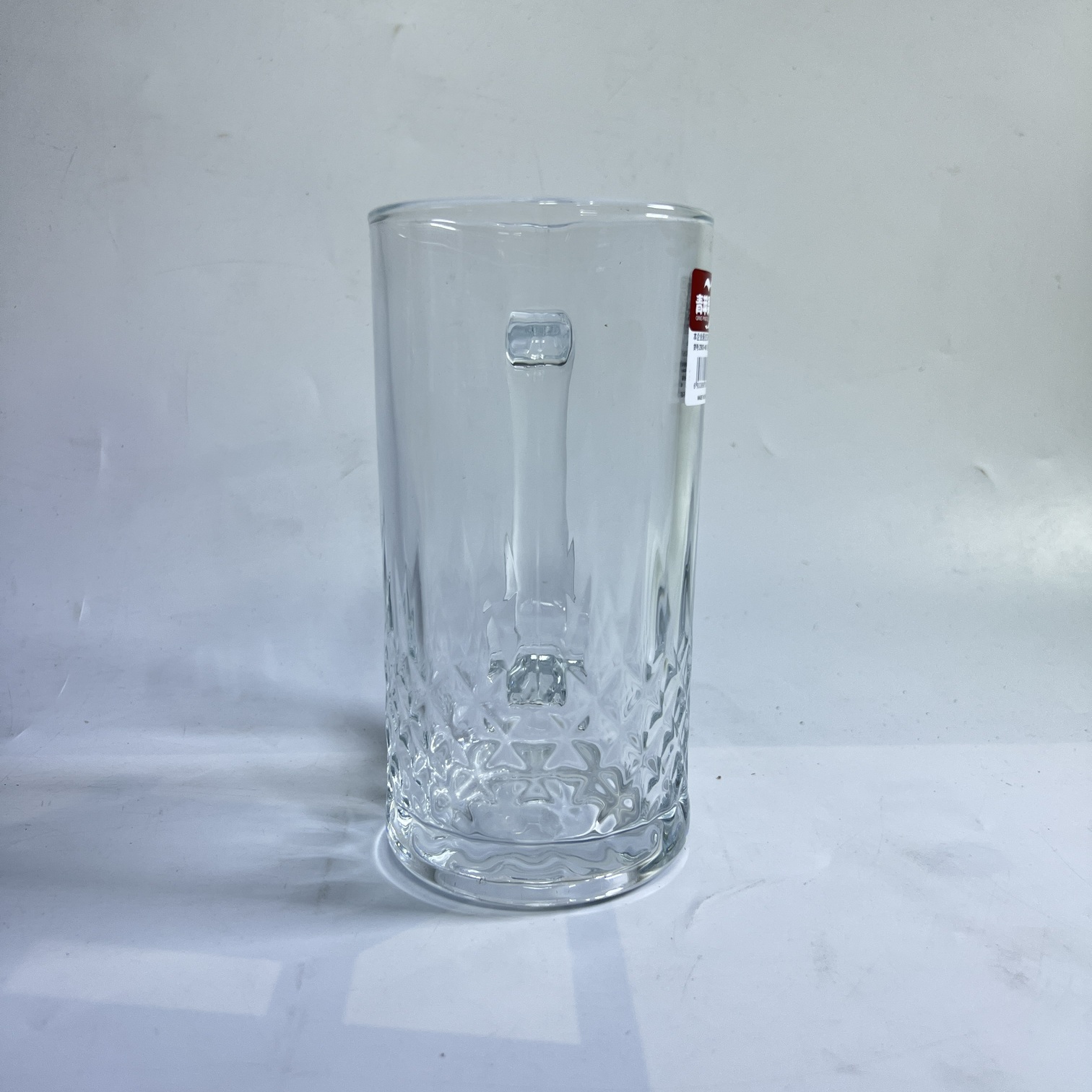 Image of Patterned Glass Beer Mug Set 6PCS-ZB03-400
