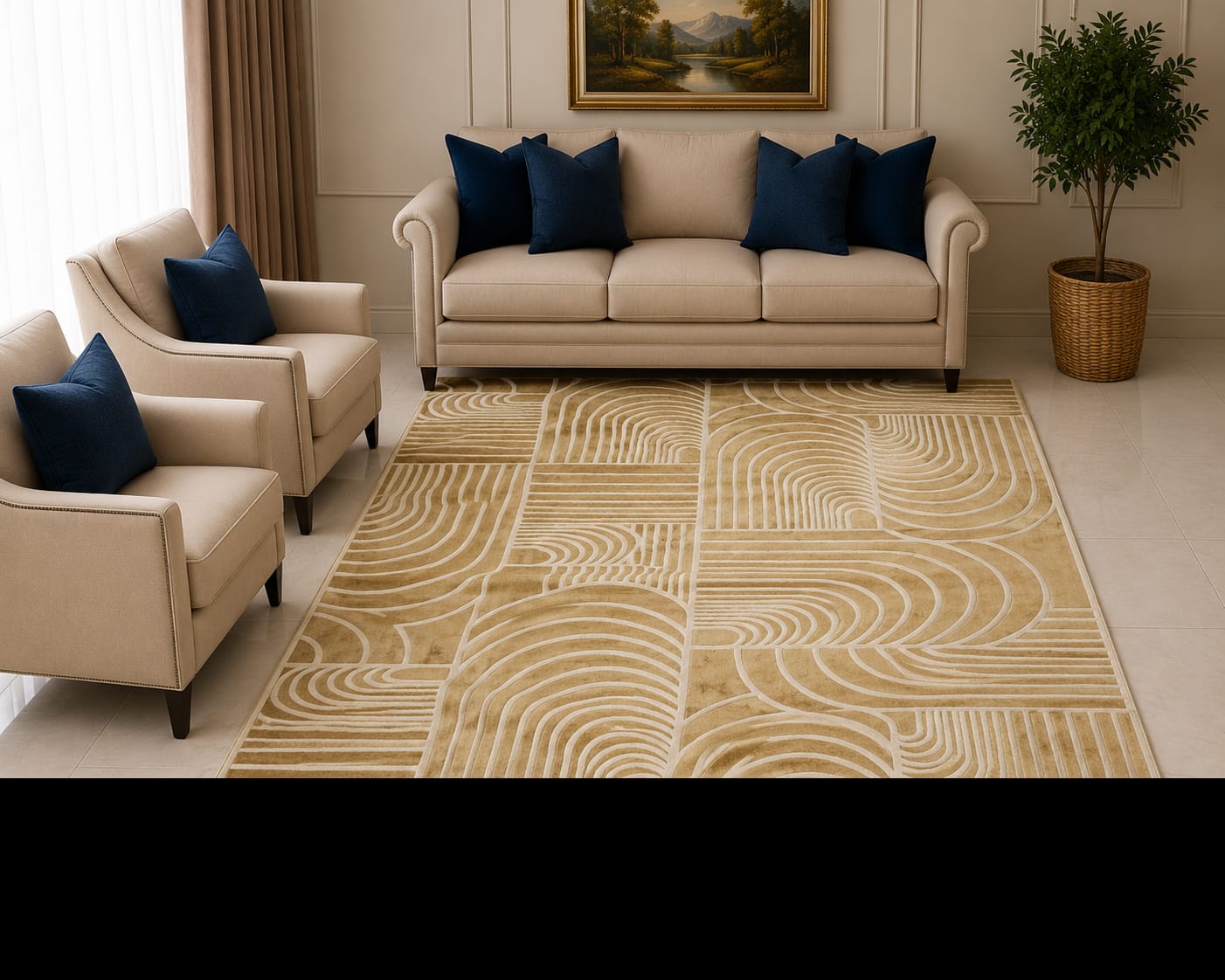 Image of Turkish Berlin Plain Carpet Collection