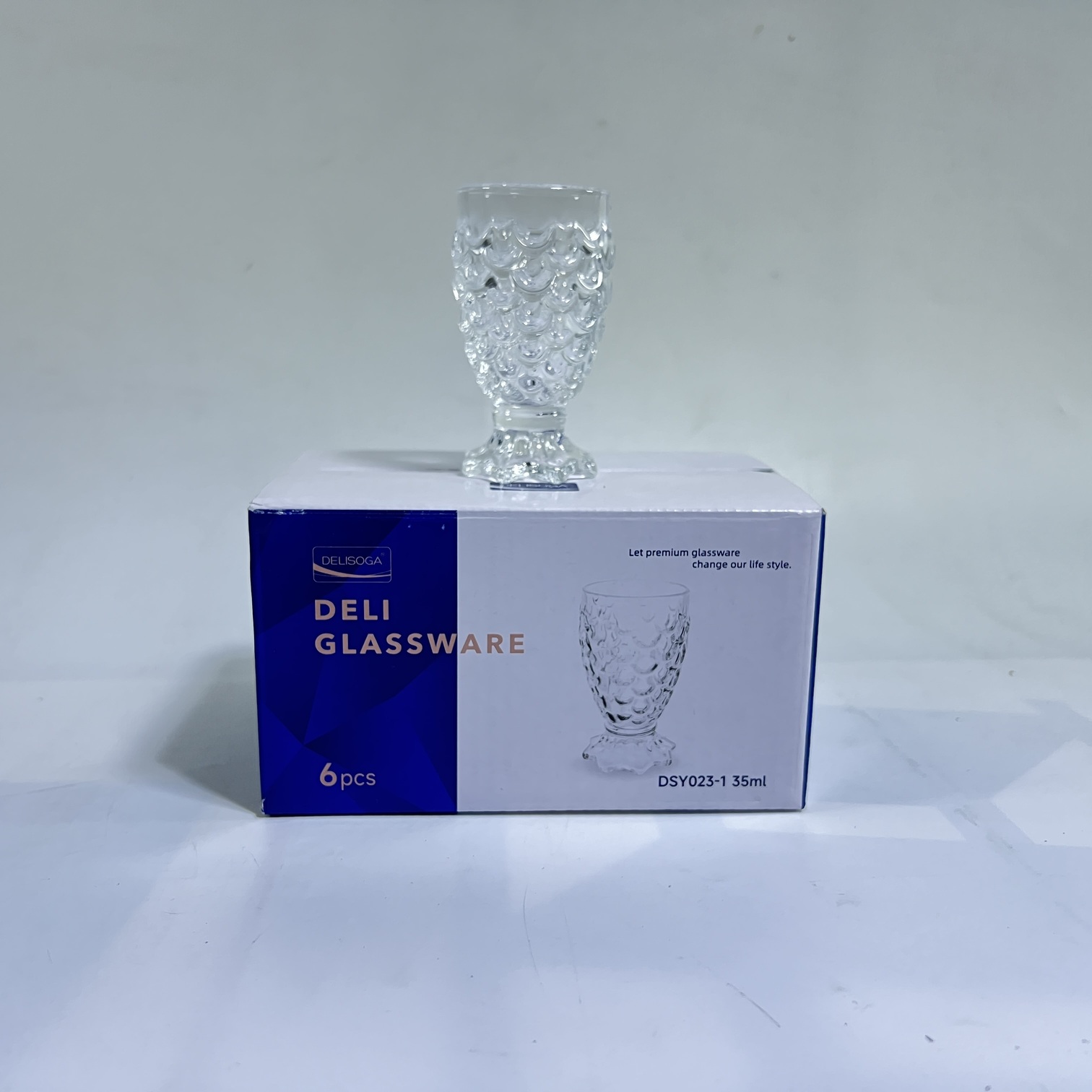 Image of Glass Goblet Set-DSY023-1