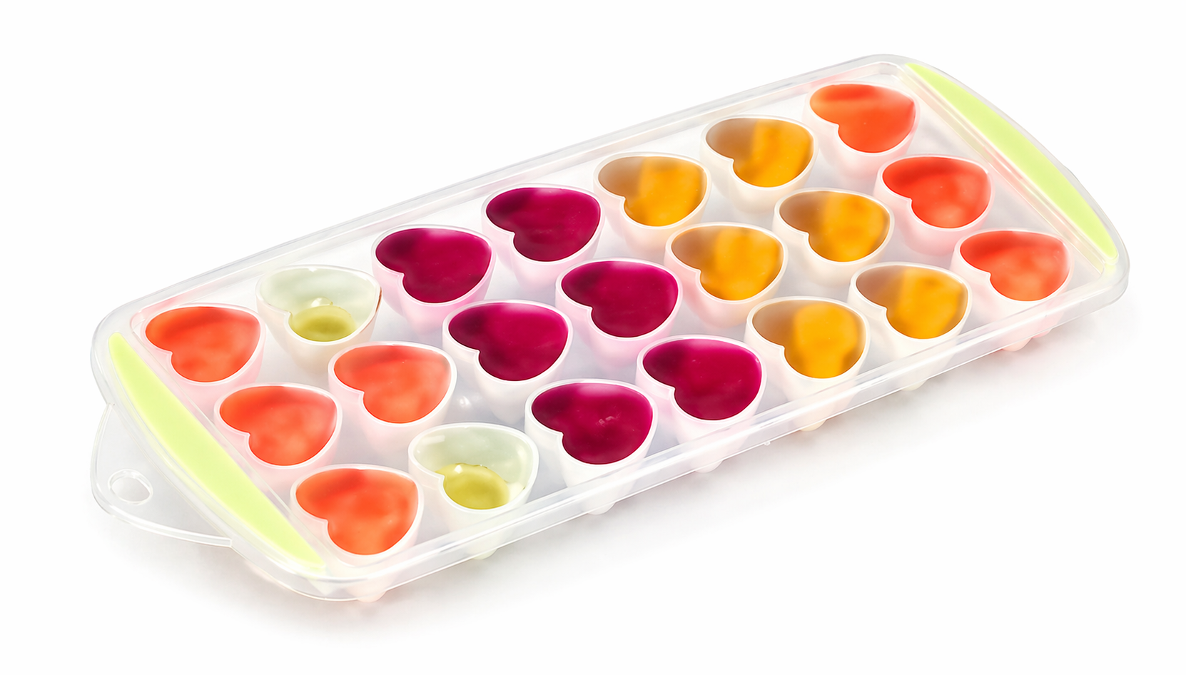 Image of Plastic Ice Cube Tray XYSJ-0049 – Star Shape Ice Mold with Lid