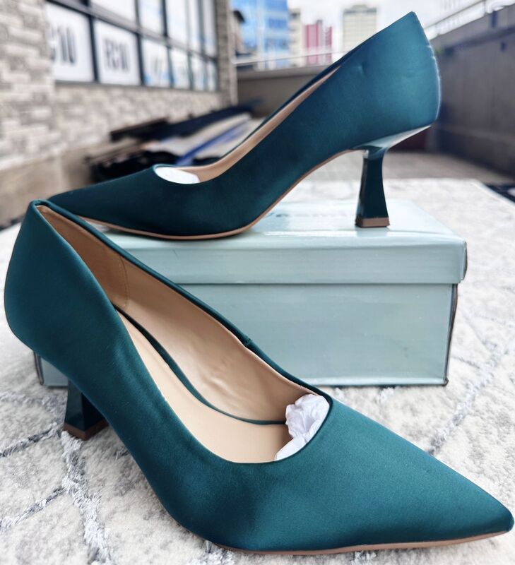 Image of Atmosphere Women’s Pointed Toe Satin Flats