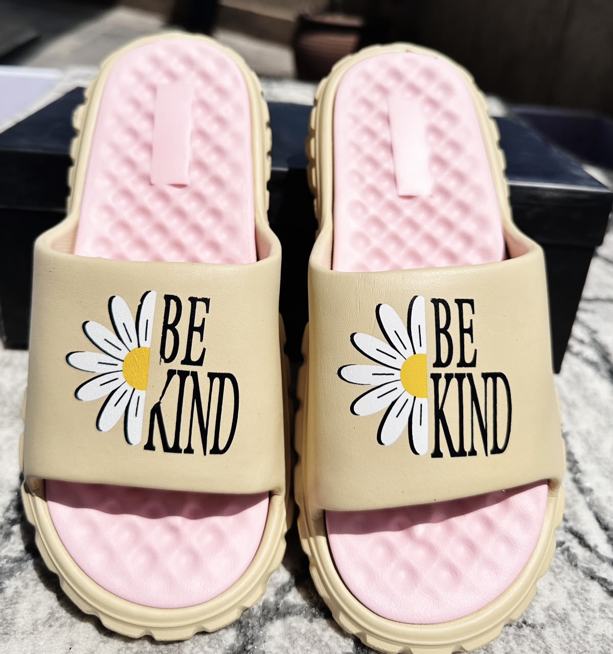 Image of BE KIND Daisy Platform Crocs
