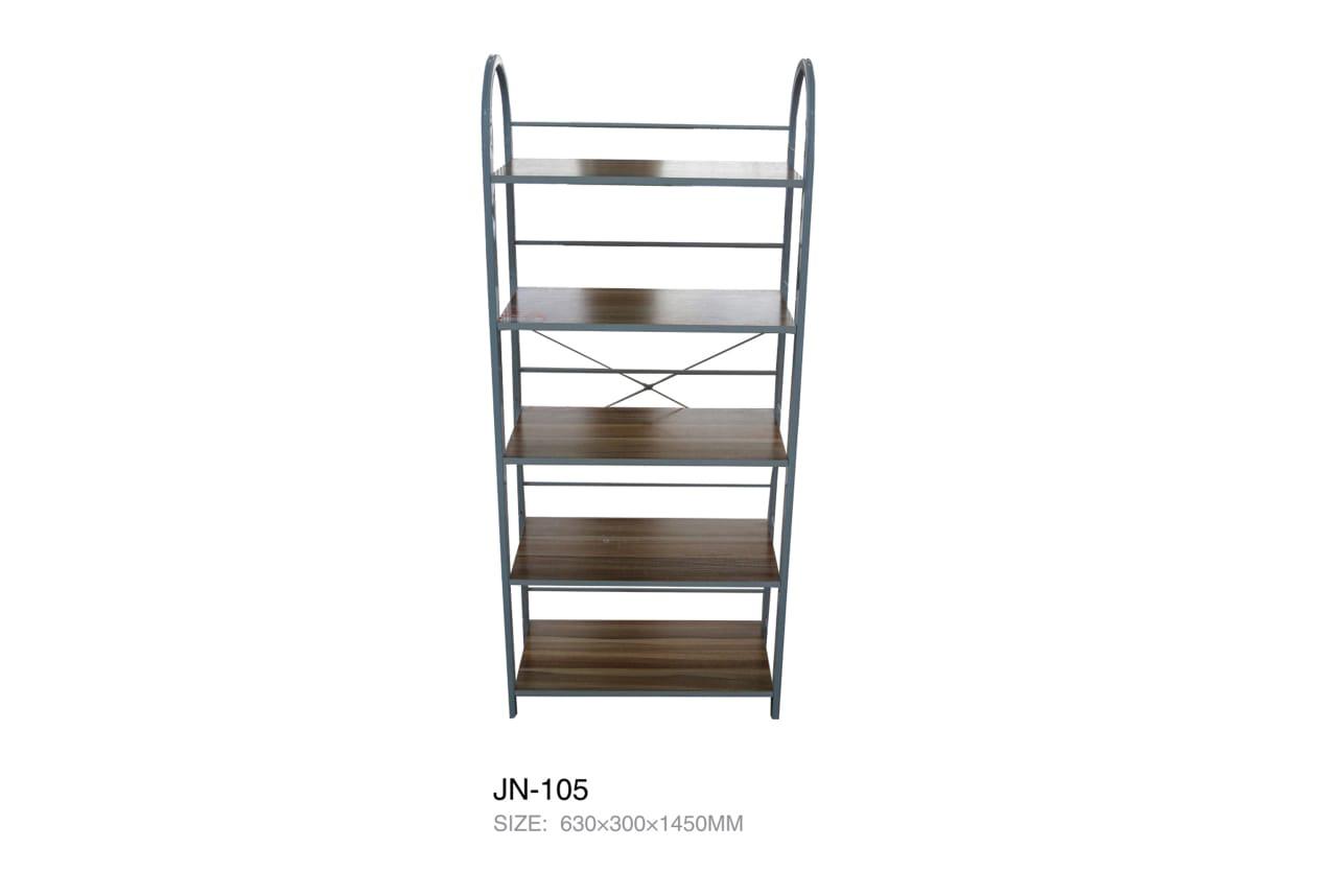 Image of shoe racks (both 5-tier designs with dimensions around 630mm width x 300mm depth x 1450mm height,