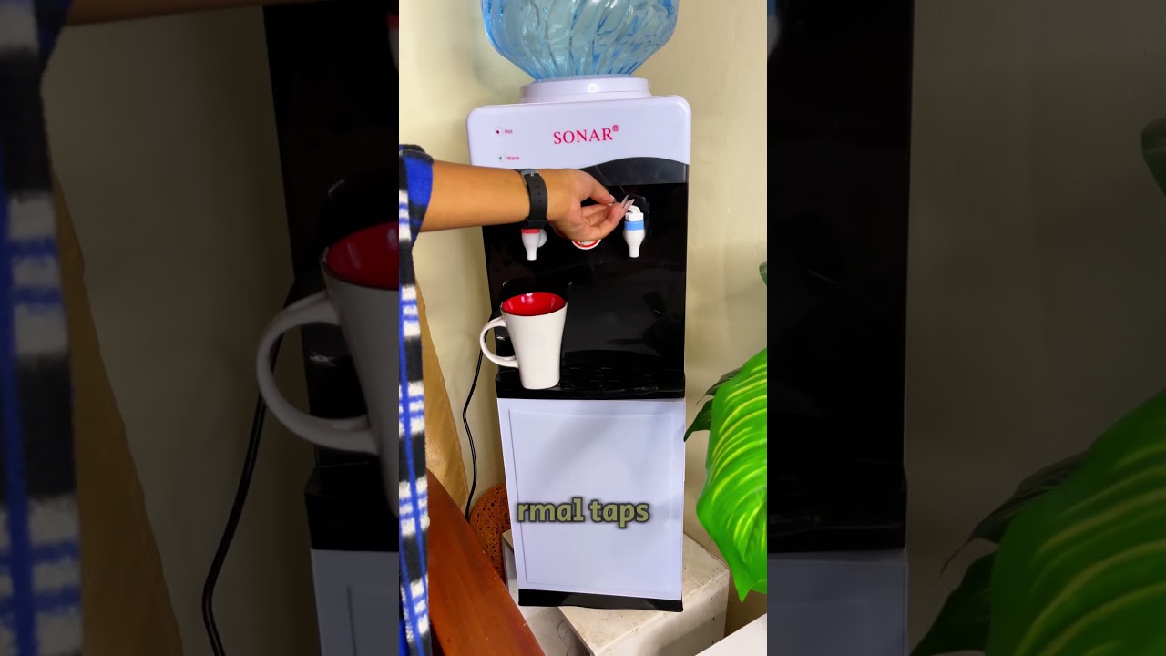 Image of SONAR L9 Hot, Normal & Cold Standing Water Dispenser with Top-Loading Bottle Design, Compressor Cool