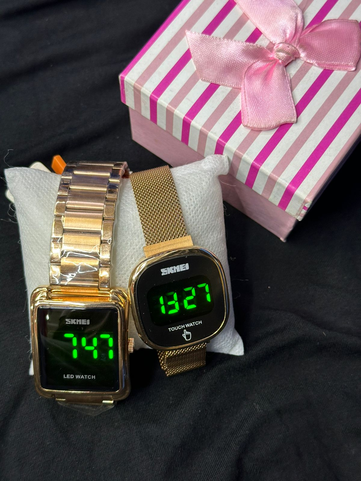 Image of SKMEI LED Touch Watch Gift Set (2-in-1)