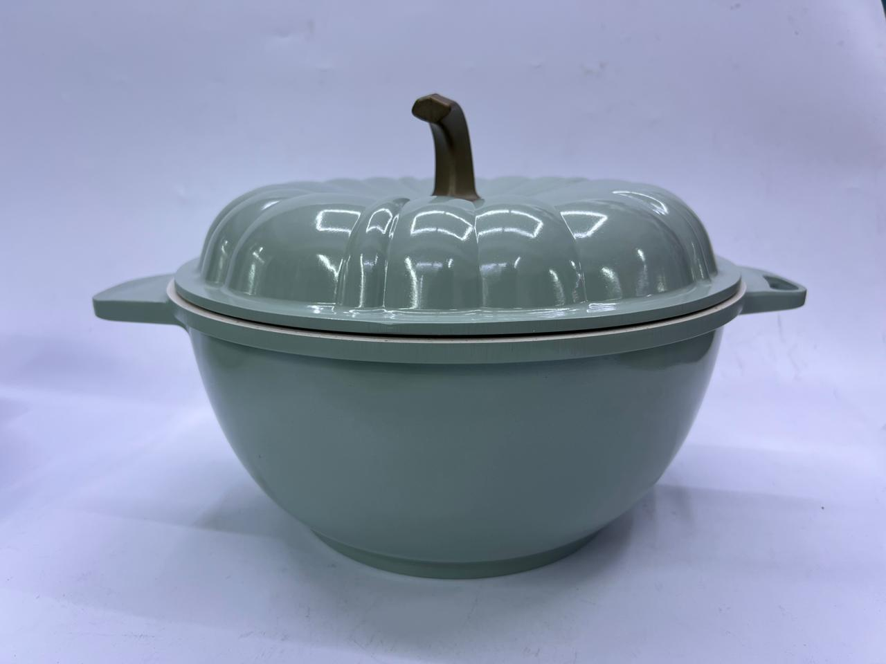 Image of Non-Stick Cookware Set with Pumpkin Lid (9 Piece)