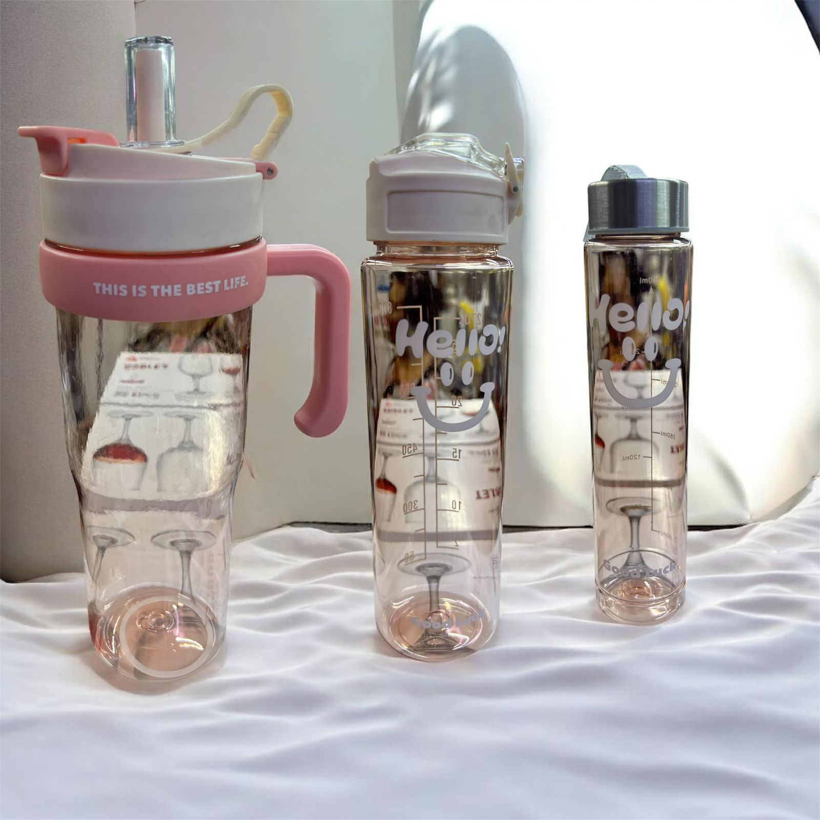 Image of Assorted Water Bottle Set (3-Piece)