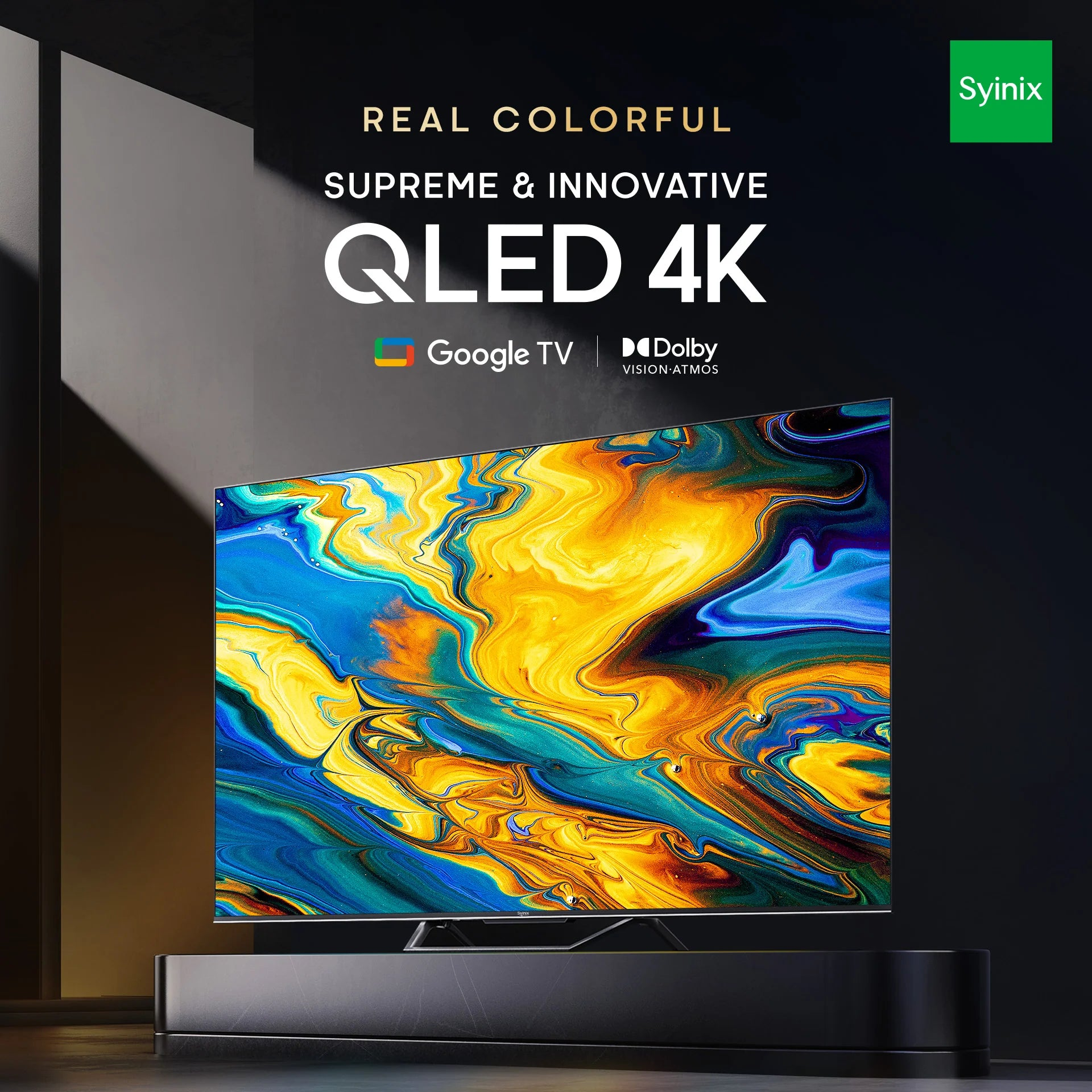 Image of Syinix 65 inch QLED Google TV