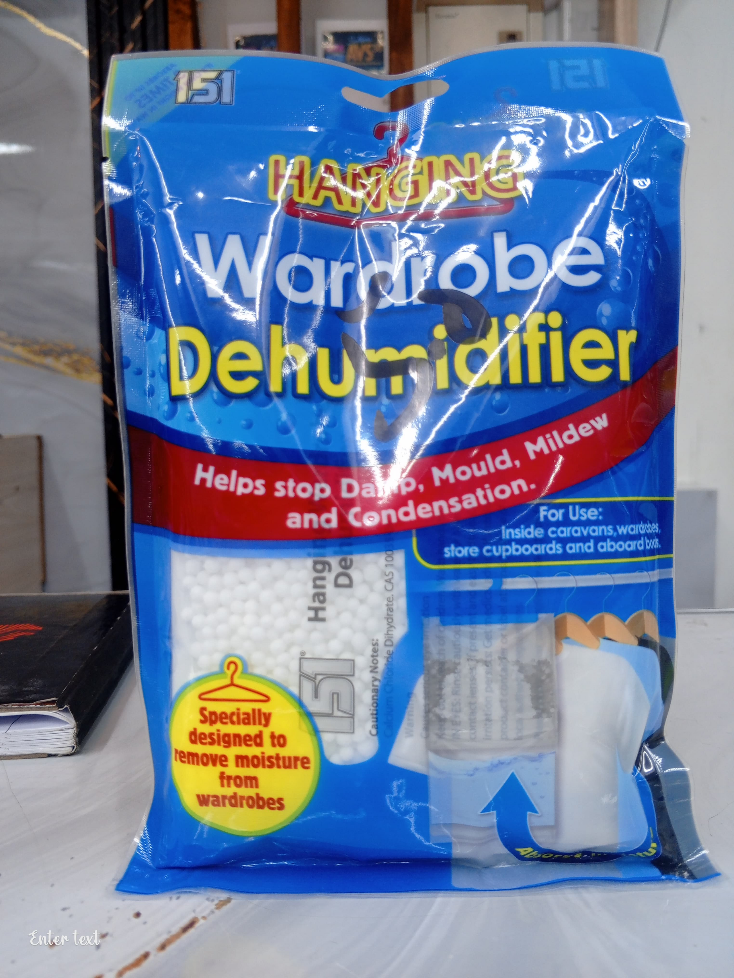 Image of Hanging Wardrobe Dehumidifier