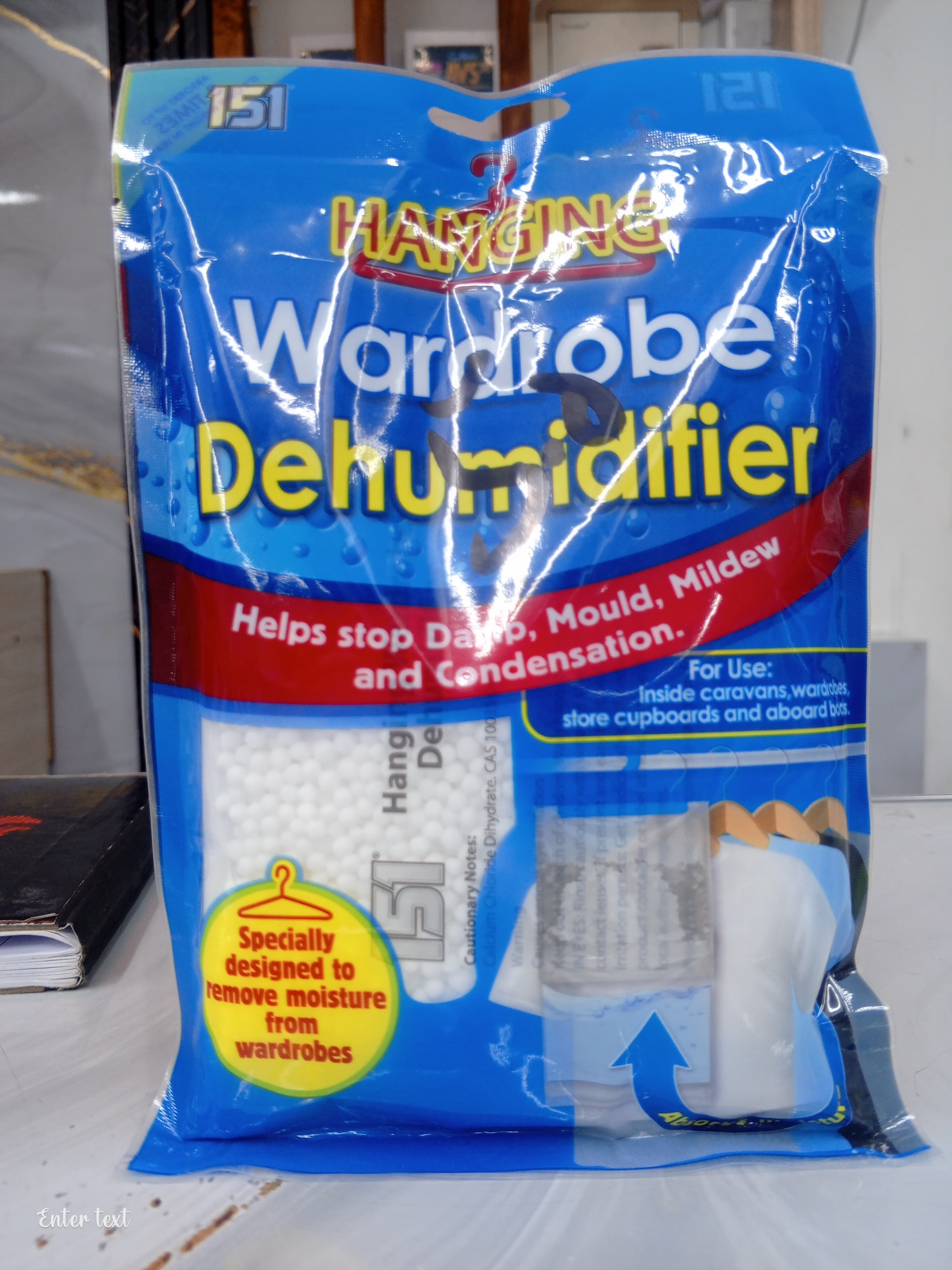 Image of Hanging Wardrobe Dehumidifier