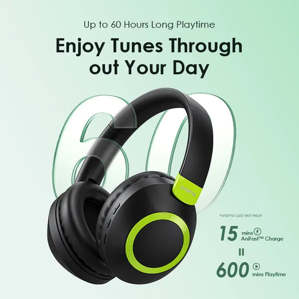 Image of oraimo BoomPop 2 ENC Over-Ear Wireless Headphones