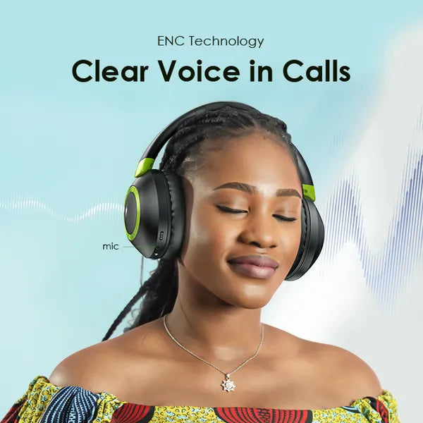 Image of oraimo BoomPop 2 ENC Over-Ear Wireless Headphones