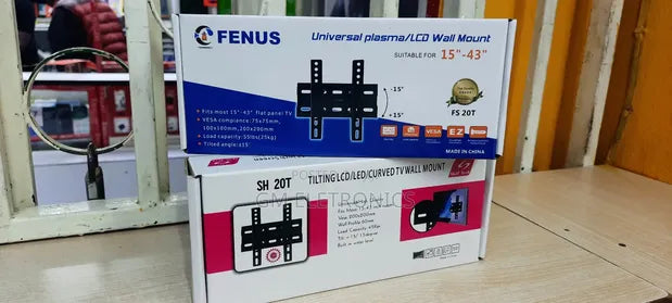 Image of Fenus FS42F Flat TV Wall Mount Bracket 24″–43″