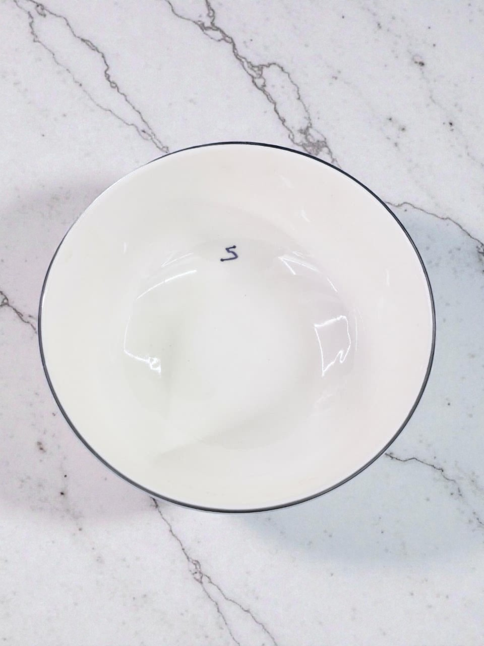 Image of FL Black Edged 6-inch Bowl