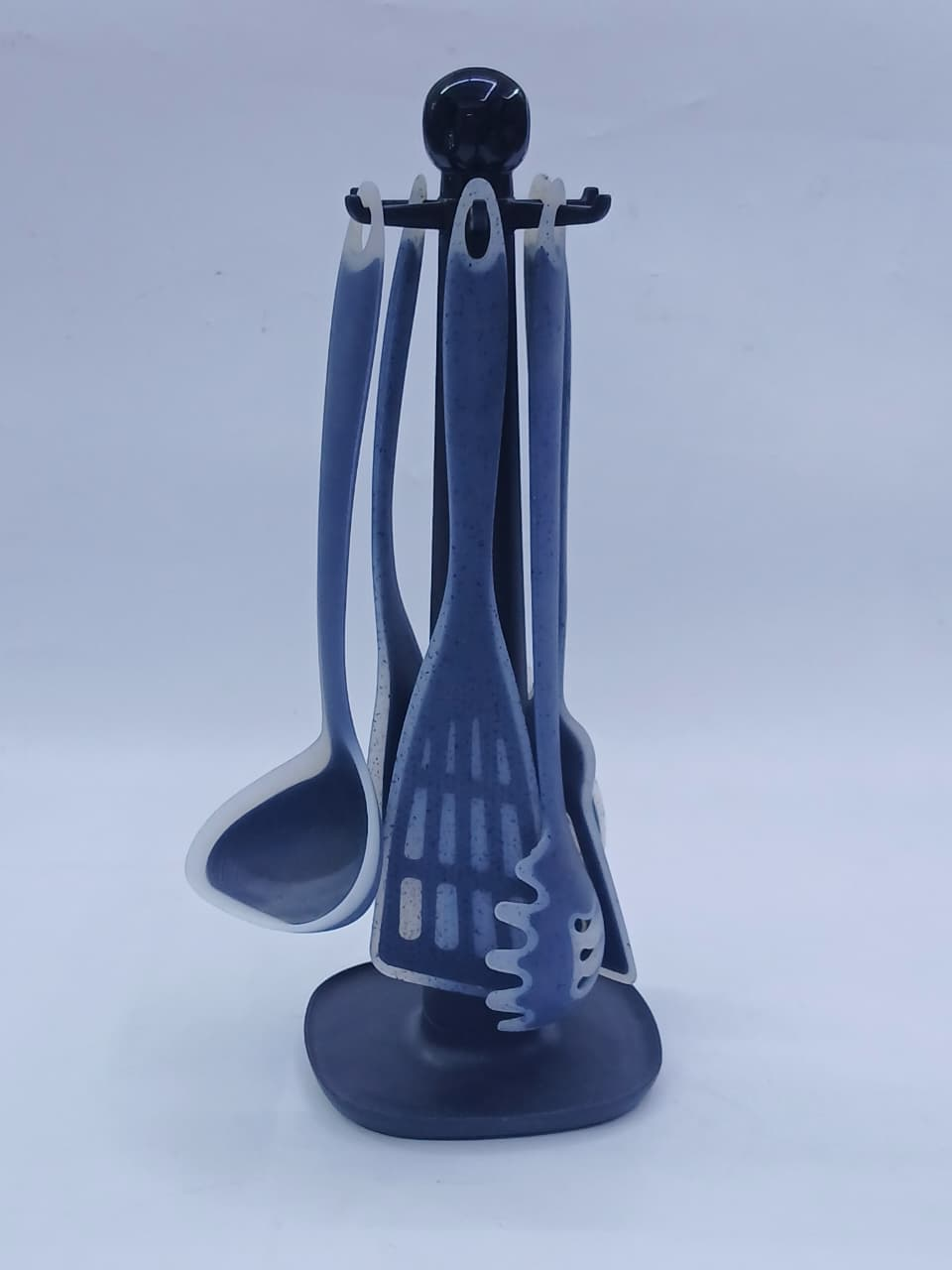 Image of SIL- Marble-Pattern Silicone Kitchen Utensil Set