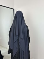 GHASHWA NIQAB DARK SLATE GRAY 1
